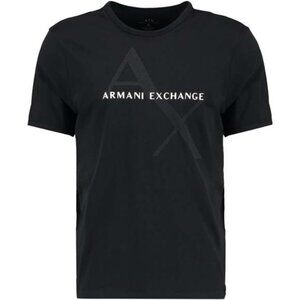 Mens Crew Neck Logo T Shirt Short Sleeve Slim Fit Soft Cotton Tee Top